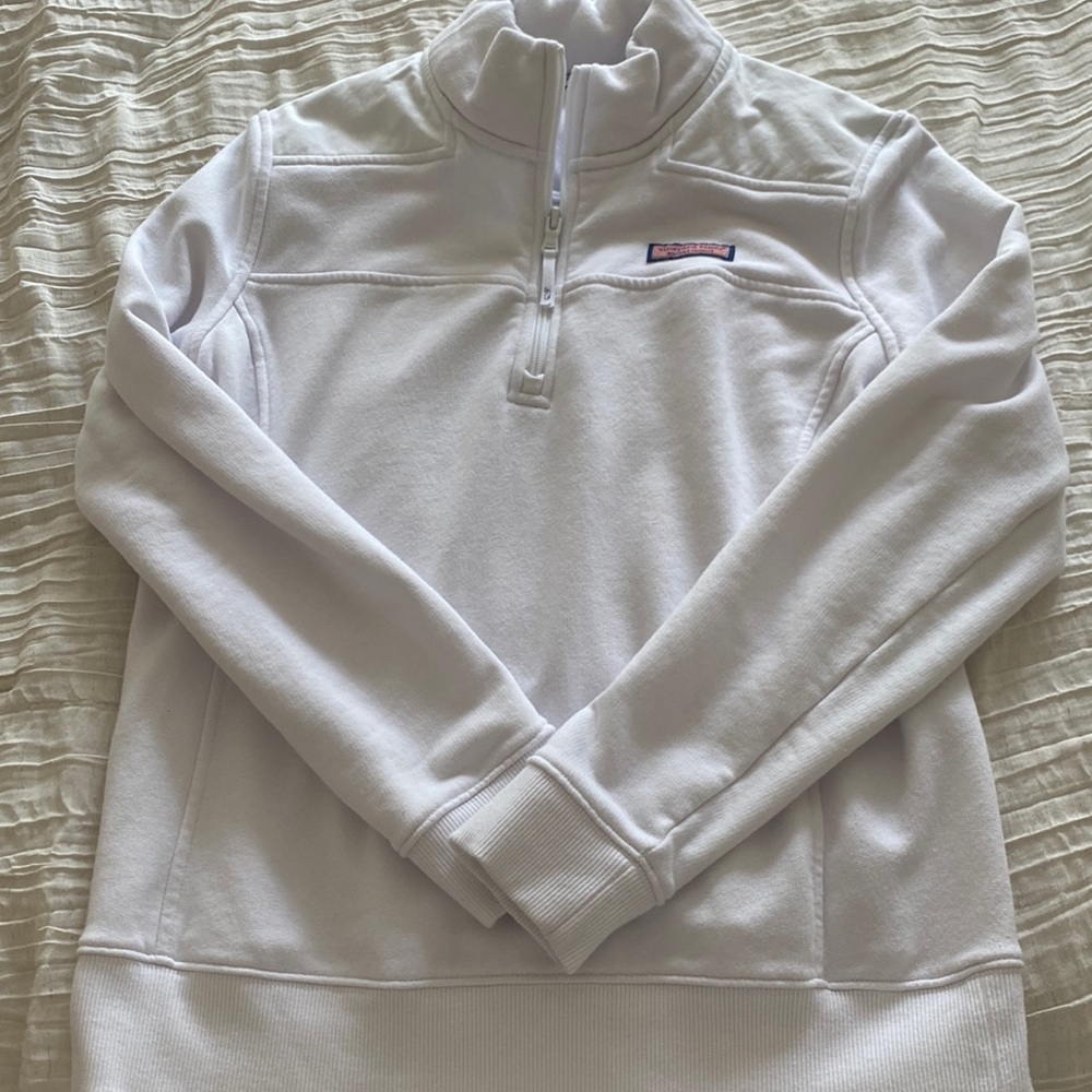 White pull over